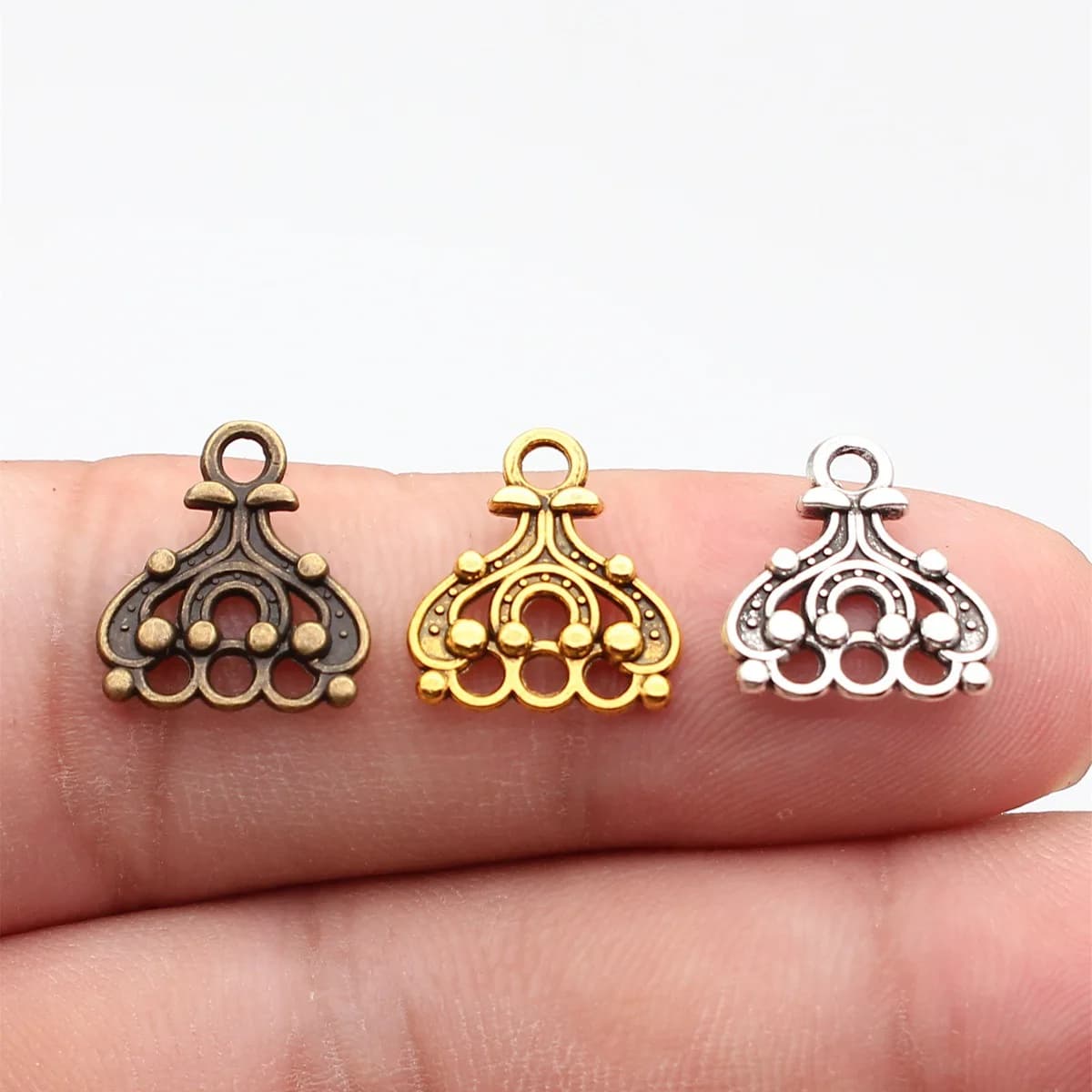 WYSIWYG 20pcs 14x13mm 3 Colors Trendy Pendant Earring Connector For Jewelry Making DIY Jewelry Findings