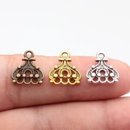 WYSIWYG 20pcs 14x13mm 3 Colors Trendy Pendant Earring Connector For Jewelry Making DIY Jewelry Findings