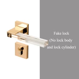 Hot Sale Modern Crystal Mute Room Door Lock Handle Fashion Interior Door Lock Gate Lock Furniture Hardware keyed entrance lock