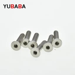 M5 M6 M8 M10 304 Stainless Steel Hexagon Hex Socket Countersunk Screw Flat Head Screw Allen Bolts DIN7991