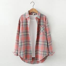 Elegant Design Style Plaid Shirt Women 2026 New Spring Autumn Casual Womens Blouses and Tops Ladies Loose Long Sleeve Blouse