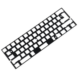 60- QMK VIA Kit 61 64 Rosewood Wooden Case PCB Wrist Rest Plate Kit For MX Mechanical Keyboard Poker Faceu 60 GH60 GK61 GK61X