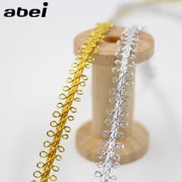 10Yards/lot Gold Silver Optional Lace Ribbon Cosplay Costume Performance Stage Decoratiove Lace DIY Headwear Accessories