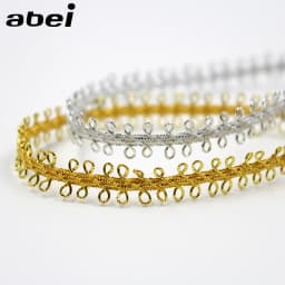 10Yards/lot Gold Silver Optional Lace Ribbon Cosplay Costume Performance Stage Decoratiove Lace DIY Headwear Accessories