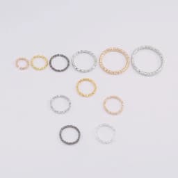 50-100pcs/lot 8-20mm Round Jump Rings Twisted Open Split Rings Jump Rings Connector For DIY Jewelry Makings Findings Supplies
