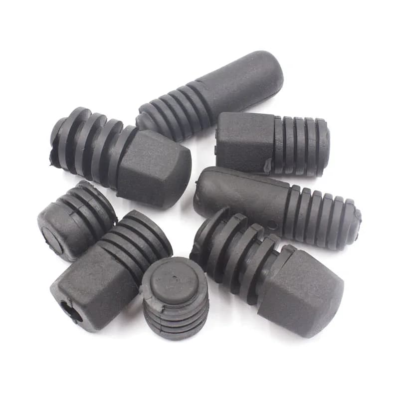 2Pcs Car Engine Upper Cover Screw thread Retainer Cushion Rubber Cushion, Shock Absorption Plastic Fastener Clip