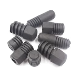 2Pcs Car Engine Upper Cover Screw thread Retainer Cushion Rubber Cushion, Shock Absorption Plastic Fastener Clip