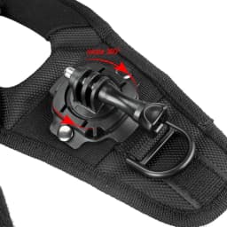 Glove Wrist Band 360 Degree Swivel Rotation Hand Strap Belt Tripod Mount for GoPro Xiaomi Yi OSMO MAX SJCAM SJ4000 SJ5000 Camera
