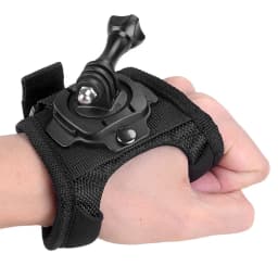 Glove Wrist Band 360 Degree Swivel Rotation Hand Strap Belt Tripod Mount for GoPro Xiaomi Yi OSMO MAX SJCAM SJ4000 SJ5000 Camera