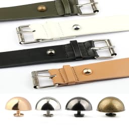 10sets Dome Cap Rivets Studs Round Head Spike Studs Punk Spots Garment Leather Belt Wallet Decor Fasteners Parts DIY Accessories