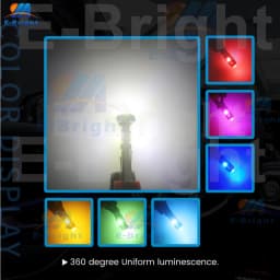 10PCS T5 W3W PCB 3030 3 Led Car Dashboard Bulbs Warming Instrument Lights Indicator 12V DC White Ice Blue Red Green Amber Pink