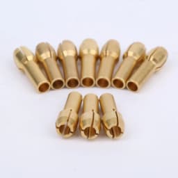 10pcs/set Mini Drill Chucks Adapter for DREMEL Brass Collect 3.2mm/1/8" for Rotary Power Tool Accessories hold 2.9-3.2mm shank
