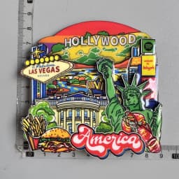 USA Fridge Magnet Boston Tourist Souvenirs Baseball Gloves Alaska Hawaii Seattle Yellow stone Collection Gifts Home Decoration