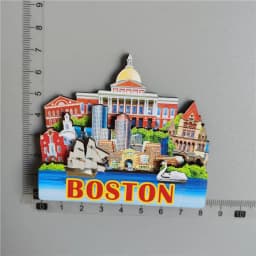 USA Fridge Magnet Boston Tourist Souvenirs Baseball Gloves Alaska Hawaii Seattle Yellow stone Collection Gifts Home Decoration