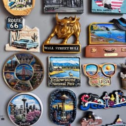 USA Fridge Magnet Boston Tourist Souvenirs Baseball Gloves Alaska Hawaii Seattle Yellow stone Collection Gifts Home Decoration