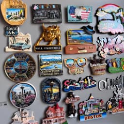 USA Fridge Magnet Boston Tourist Souvenirs Baseball Gloves Alaska Hawaii Seattle Yellow stone Collection Gifts Home Decoration