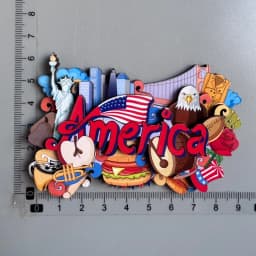USA Fridge Magnet Boston Tourist Souvenirs Baseball Gloves Alaska Hawaii Seattle Yellow stone Collection Gifts Home Decoration