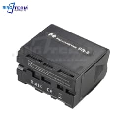 BB-6 Falcon Eyes 6Pcs AA Battery Container Case Replace NP-F970 NP F970 NPF970 Fit LED VIDEO LIGHT Lamp Monitor Panel