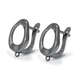 NEW Black Brass Women Earrings Hooks Earring Accessories for Dangle Earring Jewelry Marking Wholesale