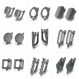 NEW Black Brass Women Earrings Hooks Earring Accessories for Dangle Earring Jewelry Marking Wholesale