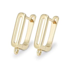 NEW Black Brass Women Earrings Hooks Earring Accessories for Dangle Earring Jewelry Marking Wholesale