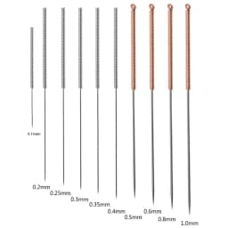 10ps Stainless Steel Cleaning Needle Nozzle for Drills 0.2/0.3/0.4/0.5/0.6-1.2mm PCB Drill Bit Drill 3D Printer Parts
