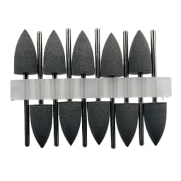 50pcs Grey Green Dental SILICONE Polishers Resin Base Acrylic Polishing Burs New Dental lab burs 2.35mm
