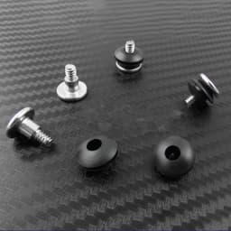 20pcs Computer Case Shockproof Screws Shockproof Screws + Shock Absorption 3.5-inch HDD Shock Absorption Screws