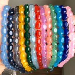 8*11mm Irregular Jades Stone Beads Blue Red Green Pink Grey Purple Loose Beads For Jewelry Making Diy Bracelet Accessories 15''