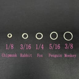 10packs/1000pcs Dental Elastic Rubber Bands 3.5oz Orthodontic Braces bands