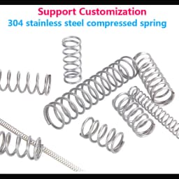 Stainless Steel Compression Spring 304 SUS Compressed Spring Wire Diameter 1.0mm Y-Type Rotor Return Spring 10PCS