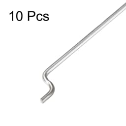 10pcs 1mm Diameter 80/180/300/400mm Total Length Steel Z Pull/Push Rods Parts Tools for RC Airplane Plane Boat Replacement