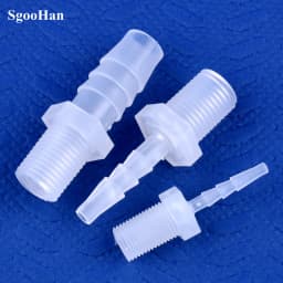 5~200pcs G1/8 1/4 Thread To 2.8~12mm PP Pagoda Direct Connector Aquarium Tank Air Pump Adapter Irrigation System Pipe Hose Joint