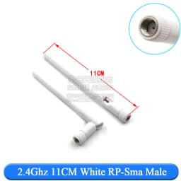 2-20PCS 2.4Ghz 3dbi WIFI Antenna 2.4G RP SMA Male Universal Antennas Amplifier WLAN Router Antenne Booster 2400-2500mhz