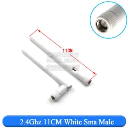 2-20PCS 2.4Ghz 3dbi WIFI Antenna 2.4G RP SMA Male Universal Antennas Amplifier WLAN Router Antenne Booster 2400-2500mhz