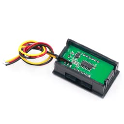 Digital Voltmeter DC 4.5V to 30V Digital Voltmeter Voltage Panel Meter Red/Blue/Green For 6V 12V Electromobile Motorcycle Car