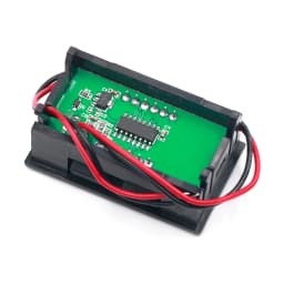 Digital Voltmeter DC 4.5V to 30V Digital Voltmeter Voltage Panel Meter Red/Blue/Green For 6V 12V Electromobile Motorcycle Car