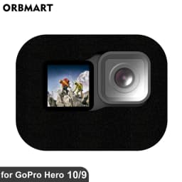 Windslayer for GoPro Hero 13 12 11 10 9 Black Windshield Foam Cover Sponge Noise Reduction Windproof Case Go Pro 13 Accessories