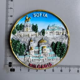 Europe Monaco Bulgaria Fridge Magnet Tourist Souvenir Refrigerator Magnets Sticker Imanes Para El Refrigerador Home Decor