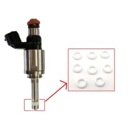 50/100PCS 16450R9PA01 Wholesale Price GDI Fuel Injector 22035 PTFE Seals for Fuel Injector Repair Kit Fit for Nissan Audi VW Car