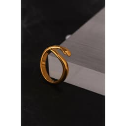 Yhpup New Design Embrace Ring Stainless Steel Jewelry Women 18 K Plated Metal Texture Gold Occident Accessories кольцо женское