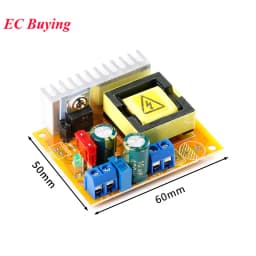 Adjustable ZVS Capacitor High Voltage Boost Converter Board DC-DC 8-32V to 45~390V/DC 8-32V to ±45V-390V Step Up Module 5A Fuse