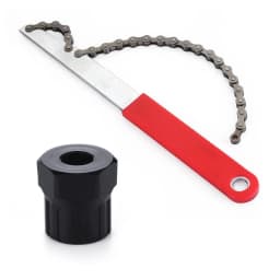High Quality Bicycle Freewheel Disassembly Wrench Chain Whip Cassette Sprocket Remover Tool Chain Wrench Portable