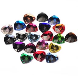 Mix Colors Crystal Trilliant Strass Sew on Stones K9 Glass Crystal Craft Sewing Rhinestones for Wedding Dresses Decoration