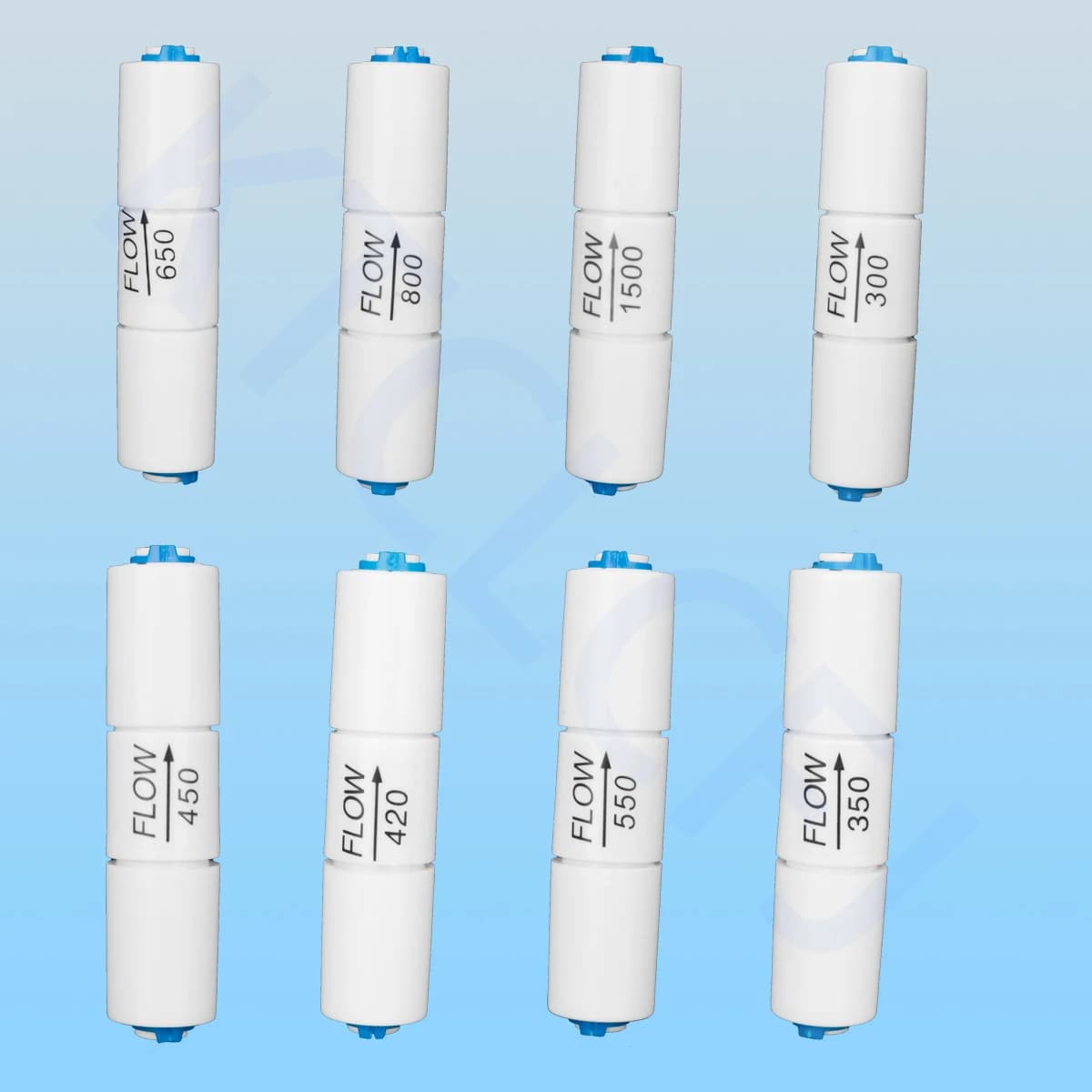 300CC 450CC 800CC 1500CC RO Water System Waste Water Flow Regulater Restrictor 1/4" OD Hose Reverse Osmosis Quick Pipe Fittiing