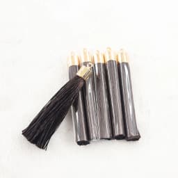 10/20pcs 28color 6cm Long Silk Tassel Brush Metal Caps Tassel Charms Pendant DIY Jewelry Making Jewelry Components Accessories