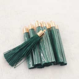 10/20pcs 28color 6cm Long Silk Tassel Brush Metal Caps Tassel Charms Pendant DIY Jewelry Making Jewelry Components Accessories