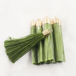 10/20pcs 28color 6cm Long Silk Tassel Brush Metal Caps Tassel Charms Pendant DIY Jewelry Making Jewelry Components Accessories