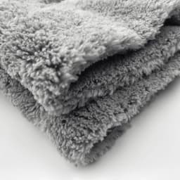 Lucullan 40x40cm 500GSM Super Soft Edgeless Microfiber Towel Car Care Polishing Buffing Finishes Light Gray Rags
