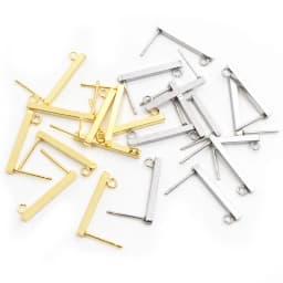 20pcs 10 15 20mm 316 Stainless Steel Earring Hooks Bar Tube Stud Earrings Ear Wires Connector DIY Jewelry Making Findings